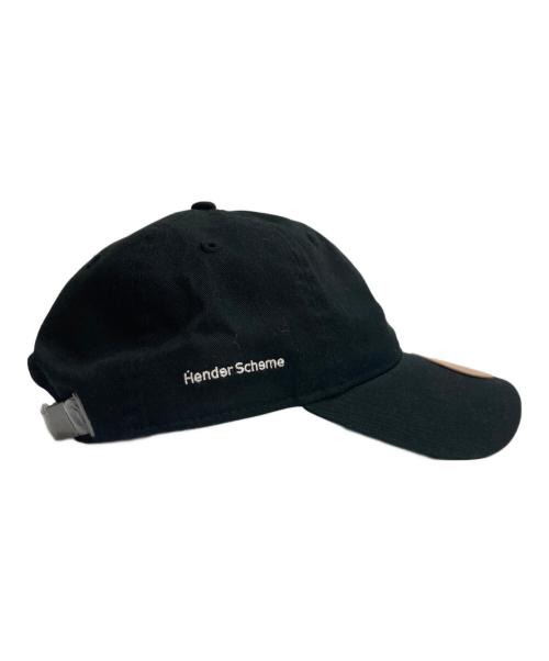 New Era（ニューエラ）New Era (ニューエラ) HENDER SCHEME (エンダースキーマ) 9TWENTY Hender Scheme Side Logo コラボレザーパッチキャップ ブラック サイズ:M/Lの古着・服飾アイテム
