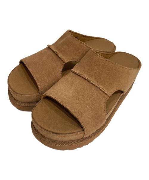 UGG（アグ）UGG (アグ) Goldenstar Hi Cutout Slide ゴールデンスター ハイ カットアウト スライド ブラウン サイズ:25の古着・服飾アイテム