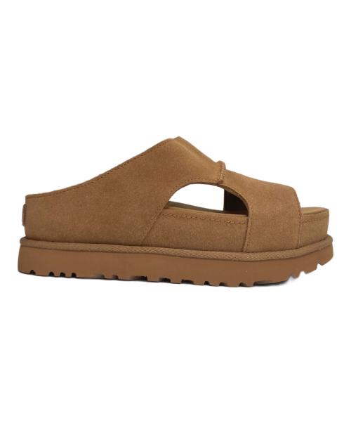 UGG（アグ）UGG (アグ) Goldenstar Hi Cutout Slide ゴールデンスター ハイ カットアウト スライド ブラウン サイズ:25の古着・服飾アイテム