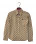 BURBERRY BLUE LABEL（バーバリー ブルー レーベル）の古着「ホースロゴチェックシャツ」｜ベージュ