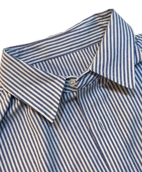 FreshService（フレッシュサービス）FreshService (フレッシュサービス) DRY OXFORD FLAP POCKET S/S SHIRT　ドライオックスフォードフラップポケットＳ/Ｓシャツ　FSC261-50107B ブルー サイズ:Mの古着・服飾アイテム