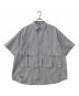 FreshService（フレッシュサービス）の古着「DRY OXFORD FLAP POCKET S/S SHIRT　ドライオックスフォードフラップポケットＳ/Ｓシャツ　FSC261-50107B」｜ブルー