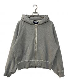 MAISON SPECIAL（メゾンスペシャル）の古着「Gathered Hood Prime-over Zip Parka」｜グレー