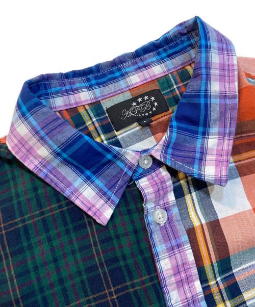AFB（エーエフビー）AFB (エーエフビー) MULTI COLOR SHIRTS　マルチカラーシャツ マルチカラー サイズ:Lの古着・服飾アイテム