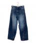 NVRFRGT（ネヴァーフォーゲット）の古着「別注 3D TWISTED WIDE LEG FADED JEANS デニムパンツ」｜インディゴ