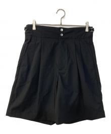 IRENISA（イレニサ）の古着「TWO TUCKS WIDE SHORTS ツータックワイドショーツ」｜ブラック