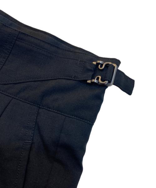 IRENISA（イレニサ）IRENISA (イレニサ) TWO TUCKS WIDE SHORTS ツータックワイドショーツ ブラック サイズ:2の古着・服飾アイテム