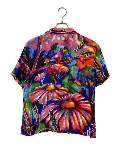 BRAIN DEAD（ブレインデッド）BRAIN DEAD (ブレインデッド) Forgotten Forest Short Sleeve Button Up Shirt　 レッド サイズ:Mの古着・服飾アイテム