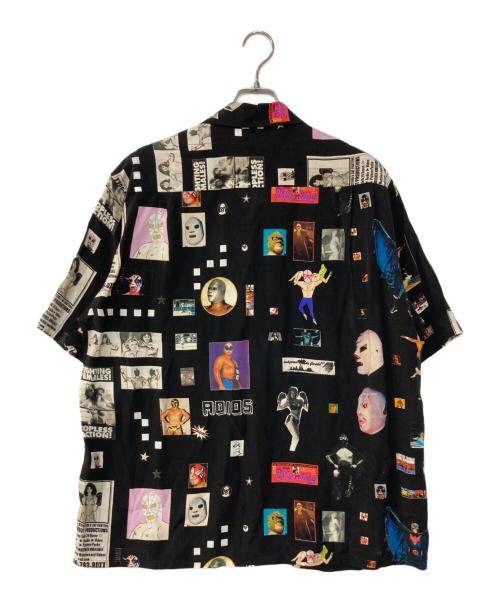 WACKO MARIA（ワコマリア）WACKO MARIA (ワコマリア) HAWAIIAN SHIRT ルチャリブレ ブラック サイズ:Lの古着・服飾アイテム