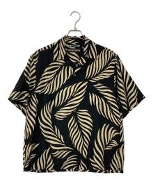 WACKO MARIA×MINEDENIM（ワコマリア×マインデニム）の古着「Leaf Motif HAWAIIAN SHIRT アロハシャツ」｜ブラック