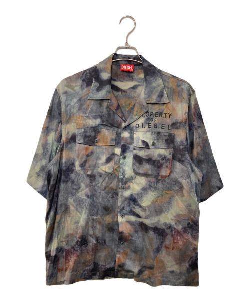 DIESEL（ディーゼル）DIESEL (ディーゼル) S-BRACK-DMBN 半袖シャツ グレー サイズ:48の古着・服飾アイテム