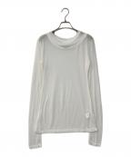 NACHEナチェ）の古着「LAYERED BASIC LONG SLEEVE レイヤード ベーシック ロング スリーブ」｜ホワイト