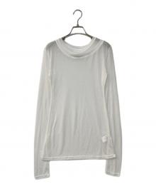 NACHE（ナチェ）の古着「LAYERED BASIC LONG SLEEVE レイヤード ベーシック ロング スリーブ」｜ホワイト
