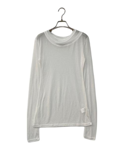 NACHE（ナチェ）NACHE (ナチェ) LAYERED BASIC LONG SLEEVE レイヤード ベーシック ロング スリーブ ホワイトの古着・服飾アイテム