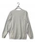 H BEAUTY&YOUTH (エイチ ビューティー&ユース) ハイブリッドコットン チューブ クルーネックロングスリーブ Tシャツ グレー サイズ:LARGE：5000円