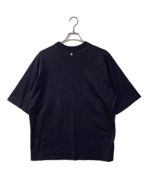 CINOH（チノ）CINOH (チノ) COTTON JERSEY BIG T-SHIRT ネイビー サイズ:46の古着・服飾アイテム