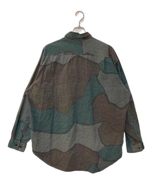 MARKA（マーカ）MARKA (マーカ) 強撚ワッシャータンブラーカモシャツ グリーン サイズ:2の古着・服飾アイテム