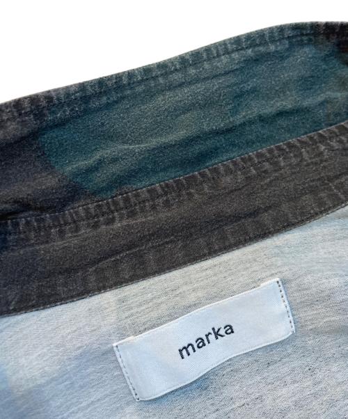 MARKA（マーカ）MARKA (マーカ) 強撚ワッシャータンブラーカモシャツ グリーン サイズ:2の古着・服飾アイテム