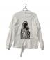LES SIX (レ シス) プリントレイヤードカットソー　FEMTIO-SEX-9-ICXC　PRINT LAYERED TEE　FEMTIO-SEX-9-ICXC ホワイト：20000円