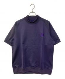 Needles（ニードルズ）の古着「S/S Mock Neck Tee ラグランスリーブ モックネックTEEシャツ」｜パープル