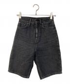 Acne studiosアクネ ストゥディオズ）の古着「Denim Shorts デニムショーツ」｜ブラック