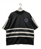NOMARHYTHMノーマリズム）の古着「フットボールTシャツ　FOOTBALL TEE  N39-TP-01」｜ブラック
