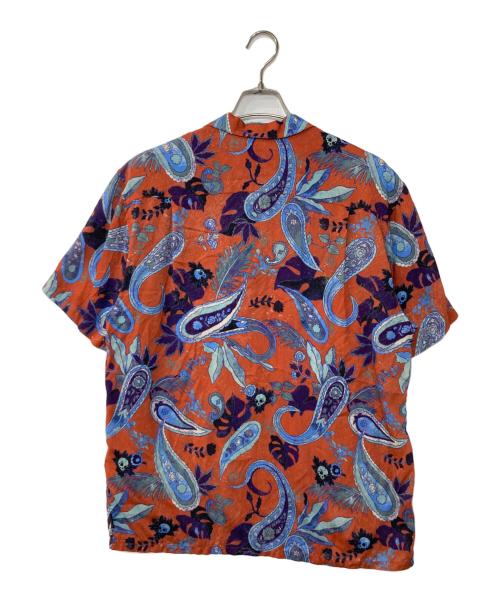 thisisneverthat（ディスイズネバーザット）thisisneverthat (ディスイズネバーザット) Weird Paisley S/S Shirt オレンジ サイズ:Mの古着・服飾アイテム