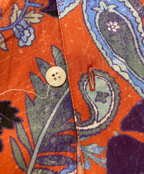 thisisneverthat（ディスイズネバーザット）thisisneverthat (ディスイズネバーザット) Weird Paisley S/S Shirt オレンジ サイズ:Mの古着・服飾アイテム