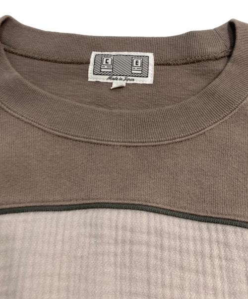 C.E（シーイー）C.E (シーイー) Gauze FB Crew Neck Charcoal ベージュ サイズ:Lの古着・服飾アイテム