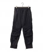 DIESELディーゼル）の古着「P-BEECK-WRD-AKAD ナイロンパンツ」｜ブラック