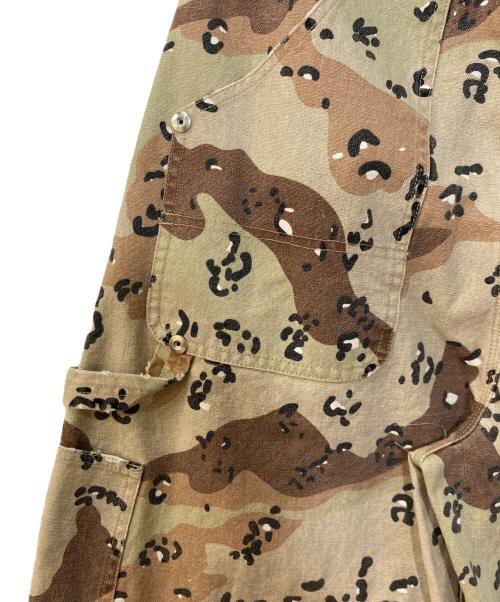 CONZ（コンズ）CONZ (コンズ) CAMO DUCK DOUBLE KNEE CURVED LEG PANTS カモダックダブルニーカーブドレッグパンツ ベージュ サイズ:2の古着・服飾アイテム