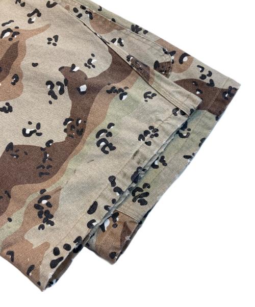 CONZ（コンズ）CONZ (コンズ) CAMO DUCK DOUBLE KNEE CURVED LEG PANTS カモダックダブルニーカーブドレッグパンツ ベージュ サイズ:2の古着・服飾アイテム