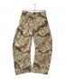 CONZ（コンズ）の古着「CAMO DUCK DOUBLE KNEE CURVED LEG PANTS カモダックダブルニーカーブドレッグパンツ」｜ベージュ