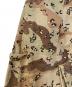 中古・古着 CONZ (コンズ) CAMO DUCK DOUBLE KNEE CURVED LEG PANTS カモダックダブルニーカーブドレッグパンツ ベージュ サイズ:2：13000円