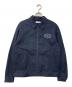 crest clothing（クレスト・クロージング）の古着「ピンストライプデリバリージャケット　PIN STRIPE DELIVERY JACKET　刺繍」｜ネイビー