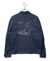 crest clothing (クレスト・クロージング) ピンストライプデリバリージャケット　PIN STRIPE DELIVERY JACKET　刺繍 ネイビー サイズ:M：25000円