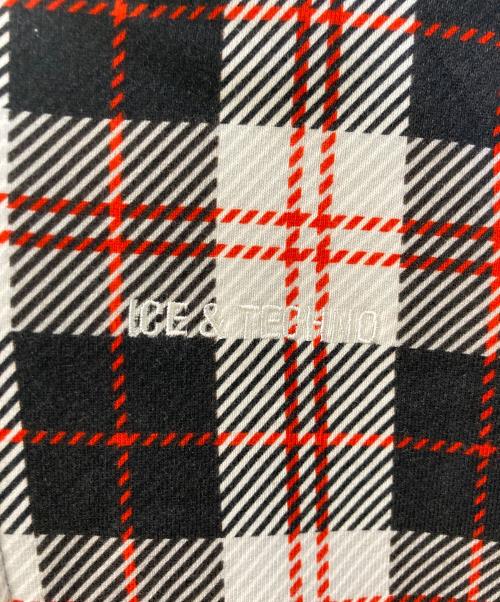 ICE &TECHNO（アイスアンドテクノ）ICE &TECHNO (アイスアンドテクノ) TARTAN ZIP HOOD　タータンチェックジップパーカー　ジップフーディ　IT26SS-SW02 ブラック サイズ:Mの古着・服飾アイテム
