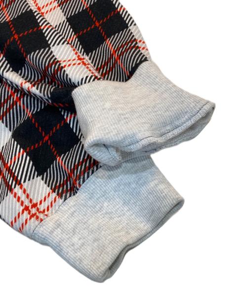 ICE &TECHNO（アイスアンドテクノ）ICE &TECHNO (アイスアンドテクノ) TARTAN ZIP HOOD　タータンチェックジップパーカー　ジップフーディ　IT26SS-SW02 ブラック サイズ:Mの古着・服飾アイテム