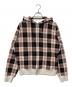 ICE &TECHNO（アイスアンドテクノ）の古着「TARTAN ZIP HOOD　タータンチェックジップパーカー　ジップフーディ　IT26SS-SW02」｜ブラック