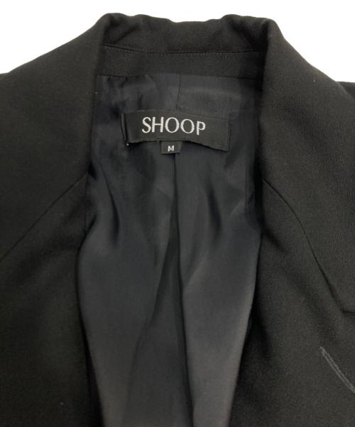 shoop（シュープ）shoop (シュープ) プリーツ2Bジャケット ブラック サイズ:Mの古着・服飾アイテム