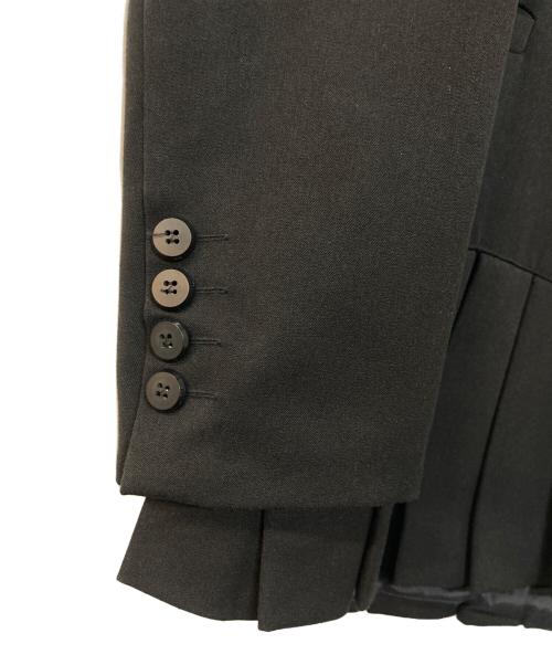 shoop（シュープ）shoop (シュープ) プリーツ2Bジャケット ブラック サイズ:Mの古着・服飾アイテム