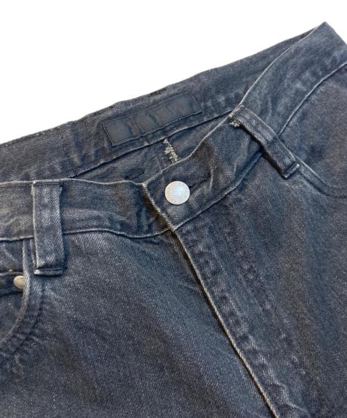 shoop（シュープ）shoop (シュープ) STUDIOUS (ステュディオス) 別注DENIM フラワープリントデニムパンツ ブラック サイズ:Mの古着・服飾アイテム