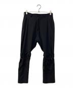 sulvamサルバム）の古着「Classic bandage pants クラシック ボンテージパンツ」｜ブラック