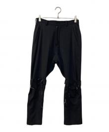 sulvam（サルバム）の古着「Classic bandage pants クラシック ボンテージパンツ」｜ブラック
