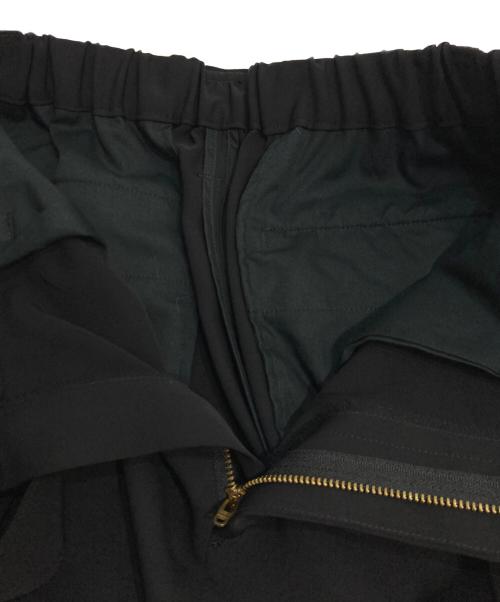 CULLNI（クルニ）CULLNI (クルニ) Pintuck Wide  Pants　ピンタックワイドパンツ　スラックス　23-SS-059 ブラック サイズ:2の古着・服飾アイテム