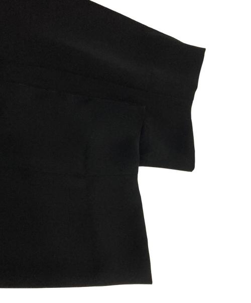 CULLNI（クルニ）CULLNI (クルニ) Pintuck Wide  Pants　ピンタックワイドパンツ　スラックス　23-SS-059 ブラック サイズ:2の古着・服飾アイテム