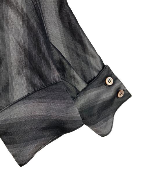 sulvam（サルバム）sulvam (サルバム) アシンメトリー長袖シャツ ブラック サイズ:Sの古着・服飾アイテム