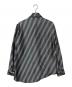 sulvam (サルバム) アシンメトリー長袖シャツ ブラック サイズ:S：7000円