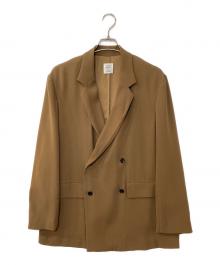 soe ready to wear（ソーイレディトゥウェア）の古着「DOUBLE JACKET 2Bジャケット」｜ブラウン