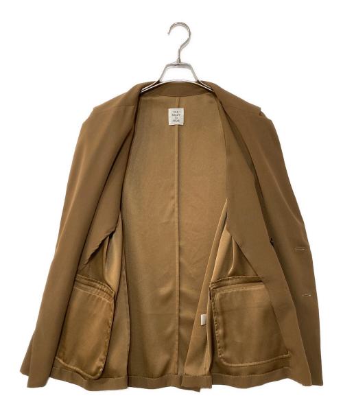 soe ready to wear（ソーイレディトゥウェア）soe ready to wear (ソーイレディトゥウェア) DOUBLE JACKET 2Bジャケット ブラウンの古着・服飾アイテム